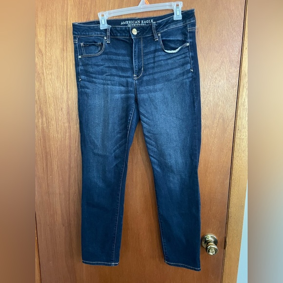 American Eagle Outfitters Denim - American eagle outfitters woman’s skinny size 14 short Dark Blue Denim Jeans